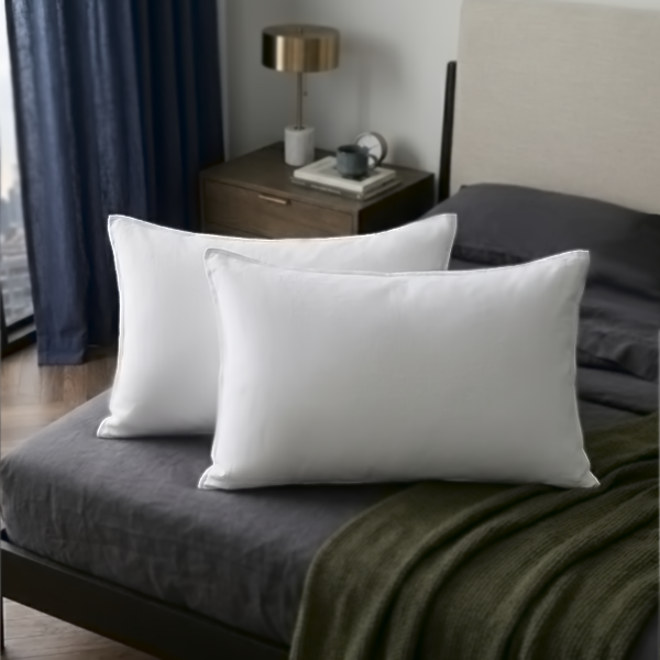ALMOHADA GEMINIS DUO BLANCO 2 UNIDADES 70X50 CM
